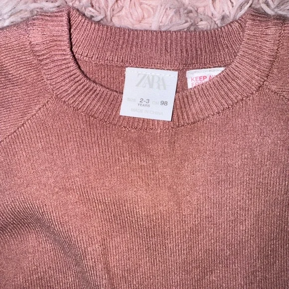 Zara Kids Cream and Pink Sweater Set - Picture 7 of 11